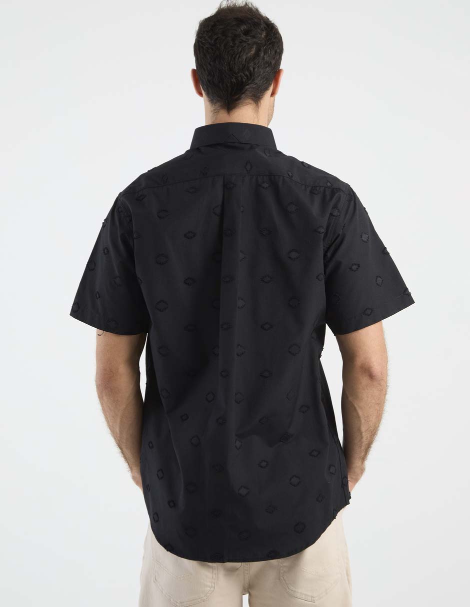 Camisa casual manga corta para hombre 11
