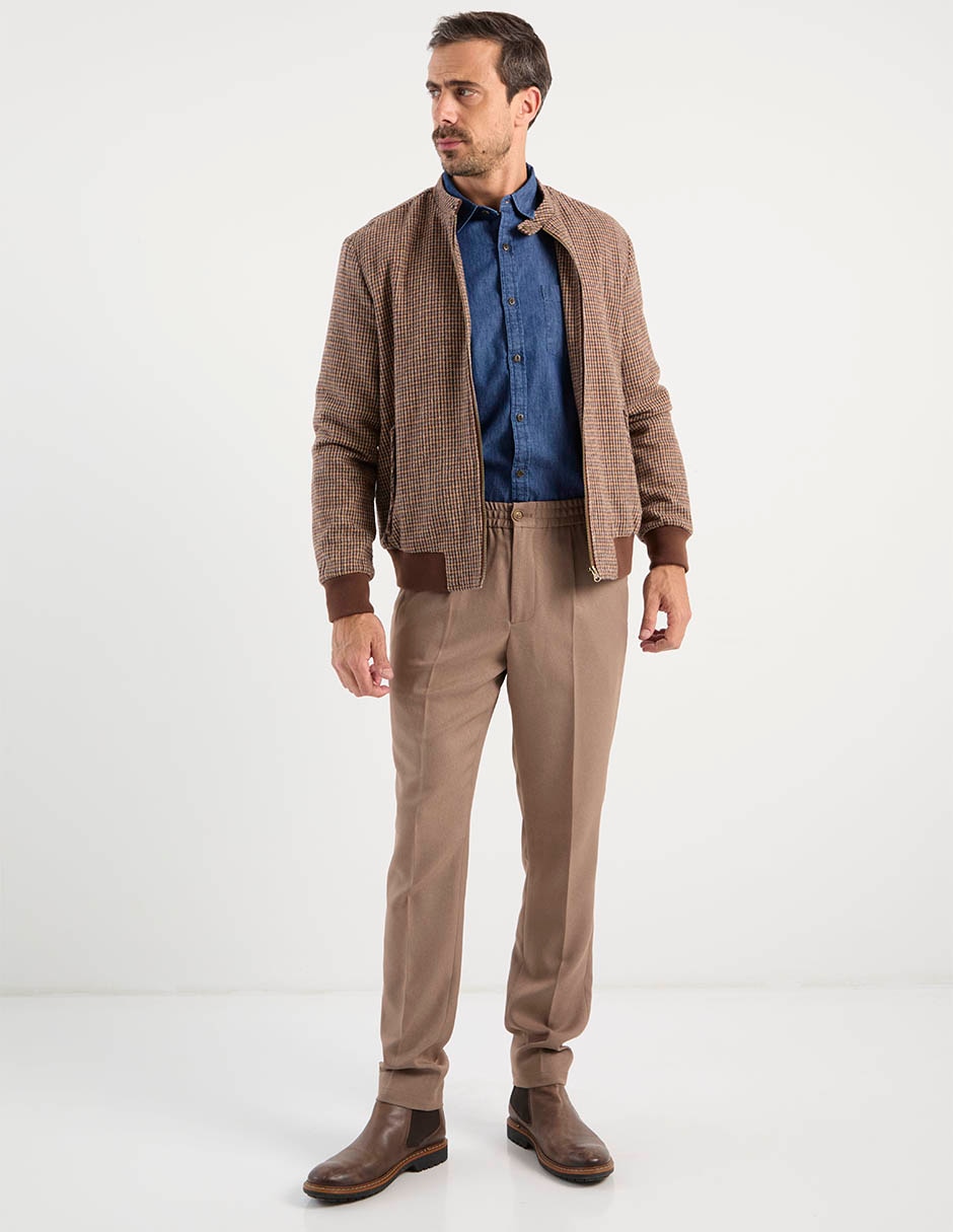Chamarra casual con bolsillos para hombre 4