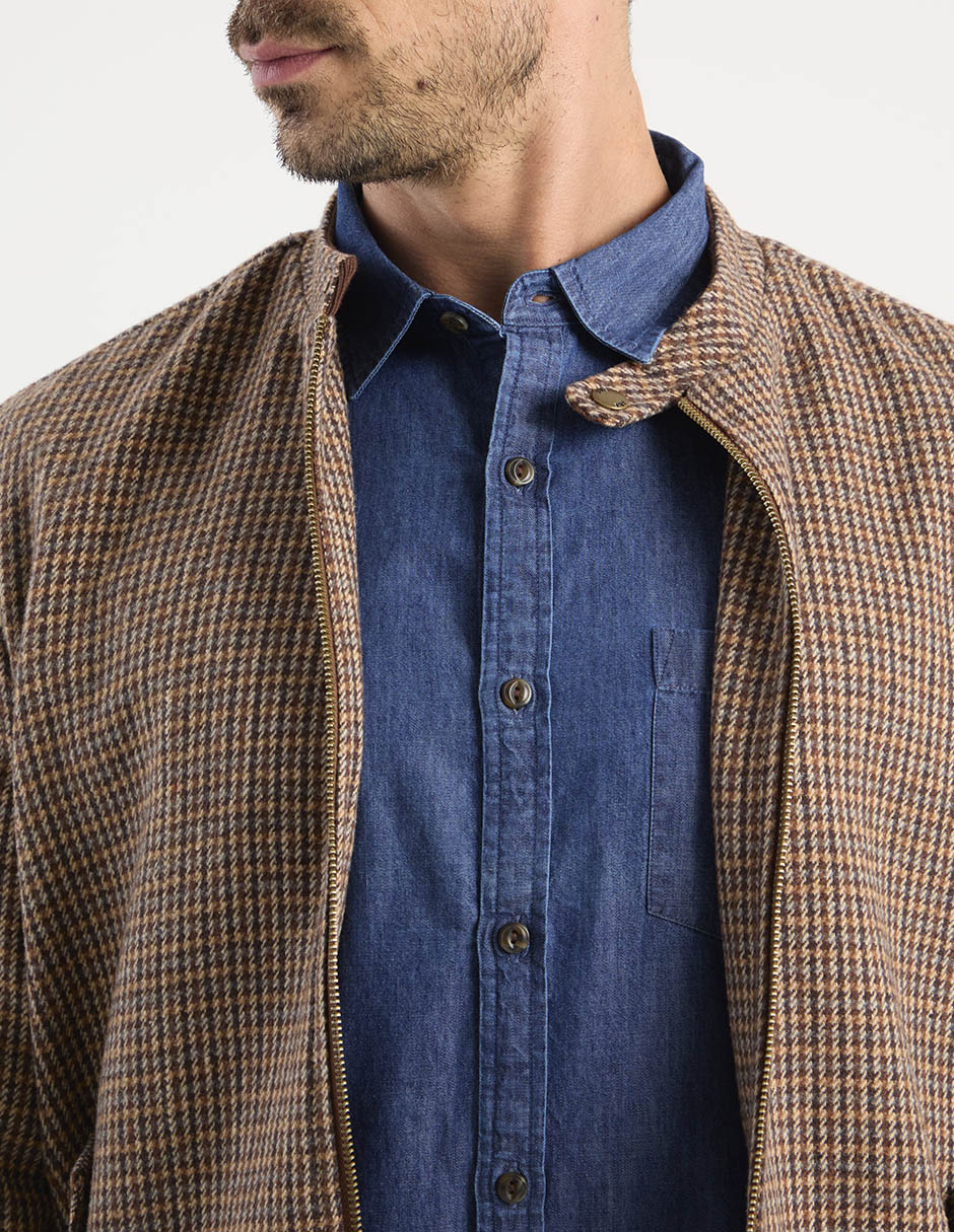 Chamarra casual con bolsillos para hombre 3