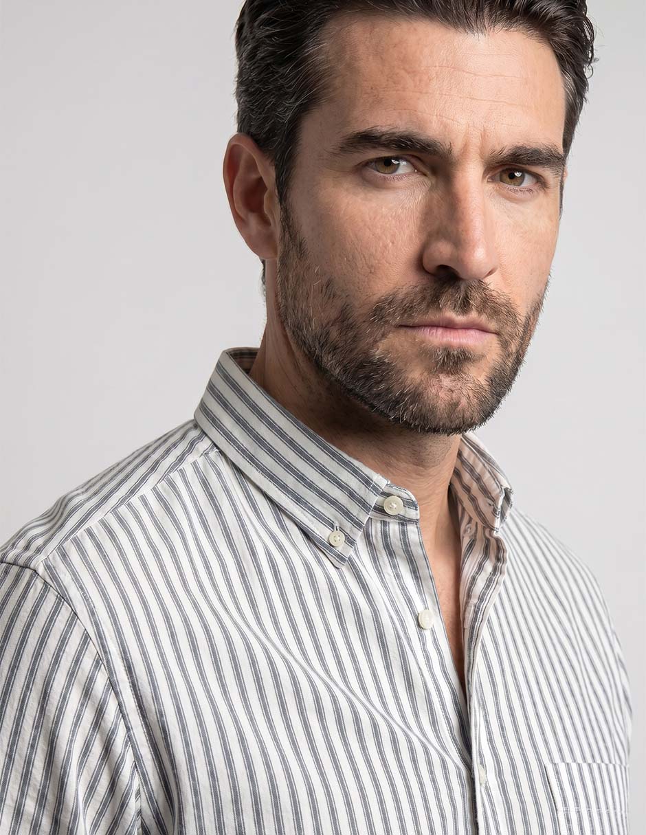 Camisa manga larga para hombre 3