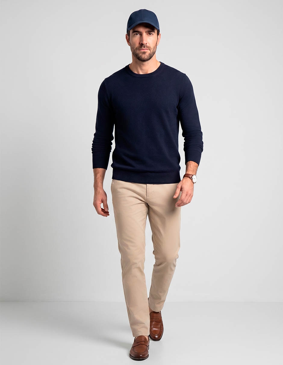 Suéter cuello redondo para hombre Suéter cuello redondo para hombre