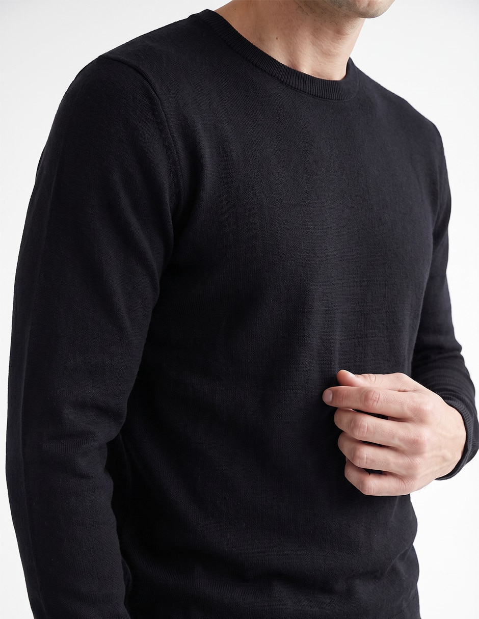 Suéter cuello redondo para hombre 4