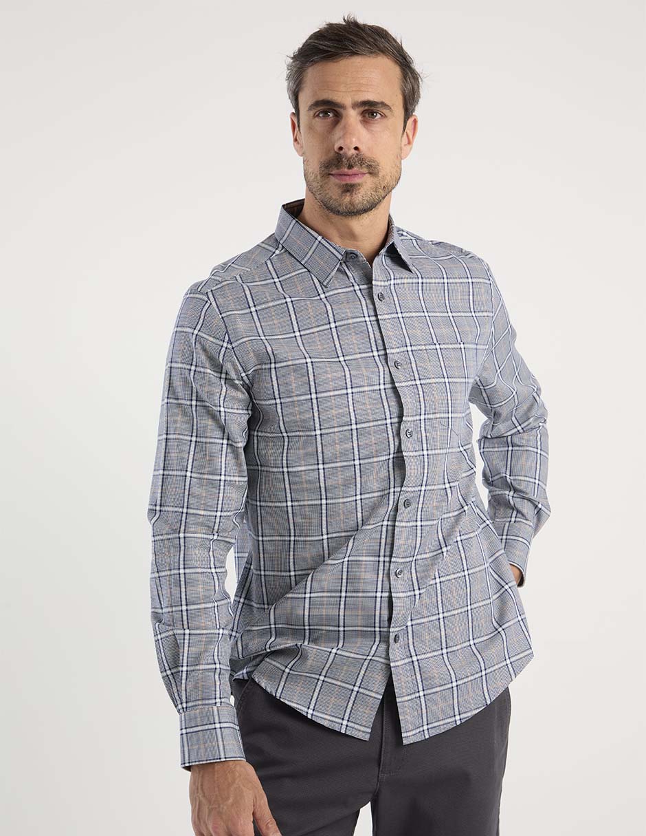 Camisa casual manga larga para hombre Camisa casual manga larga para hombre