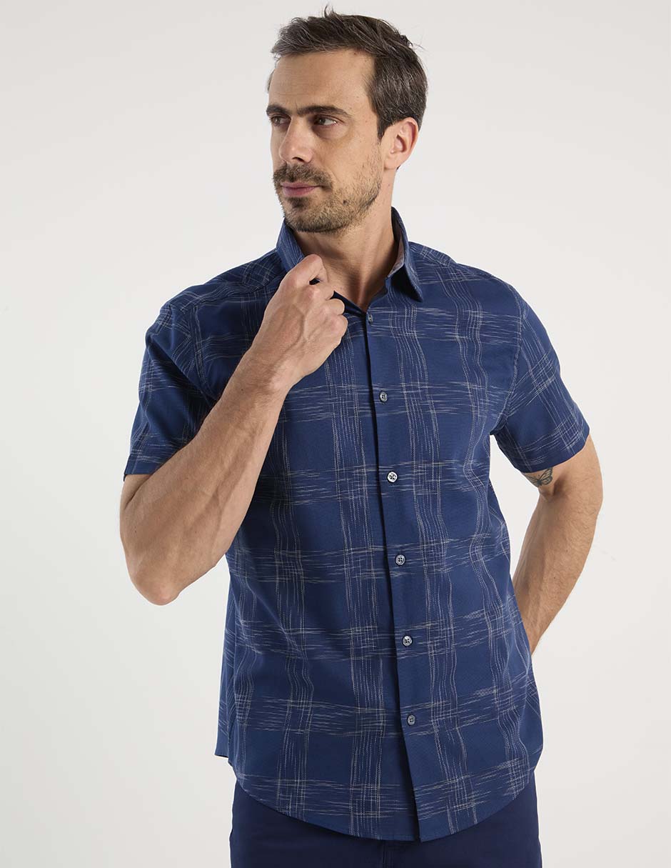 Camisa de algodón manga corta para hombre 5