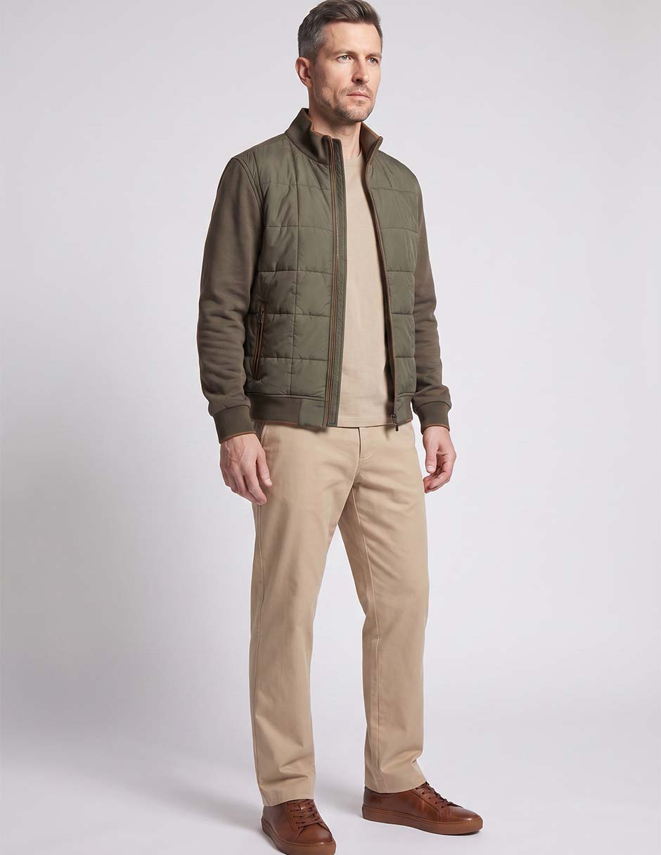 Chamarra casual con bolsillos para hombre 3