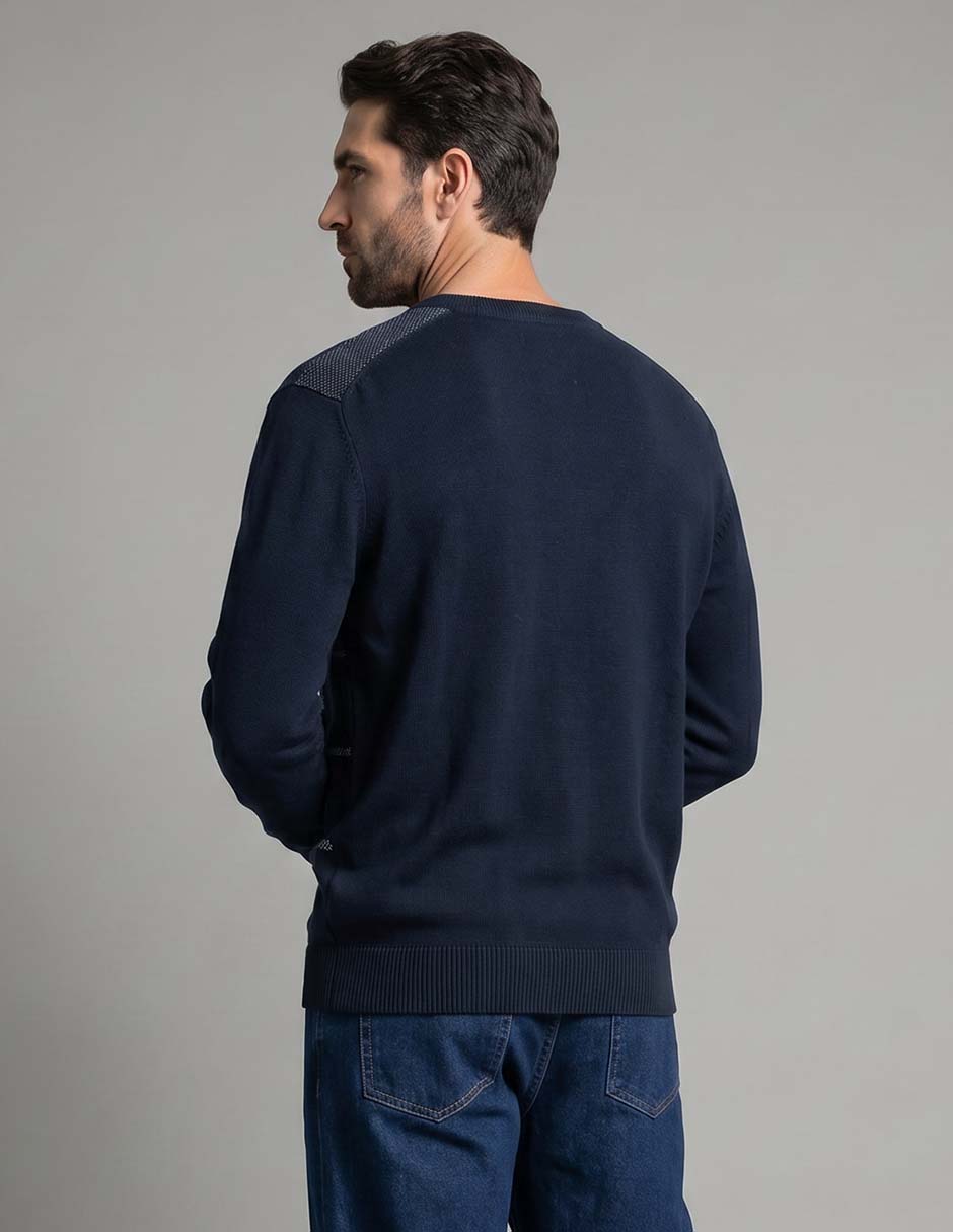 Suéter cuello redondo para hombre