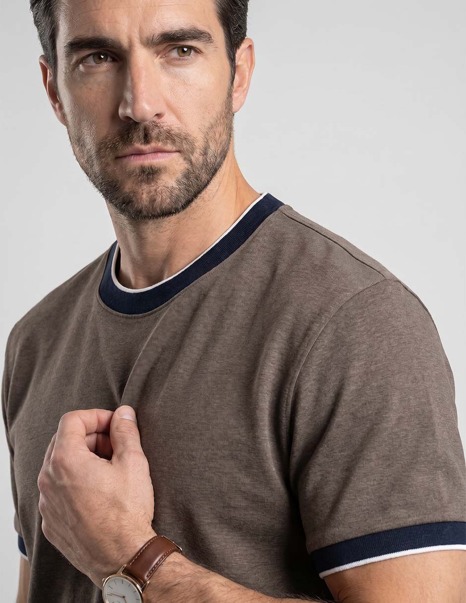 Playera cuello redondo para hombre 3