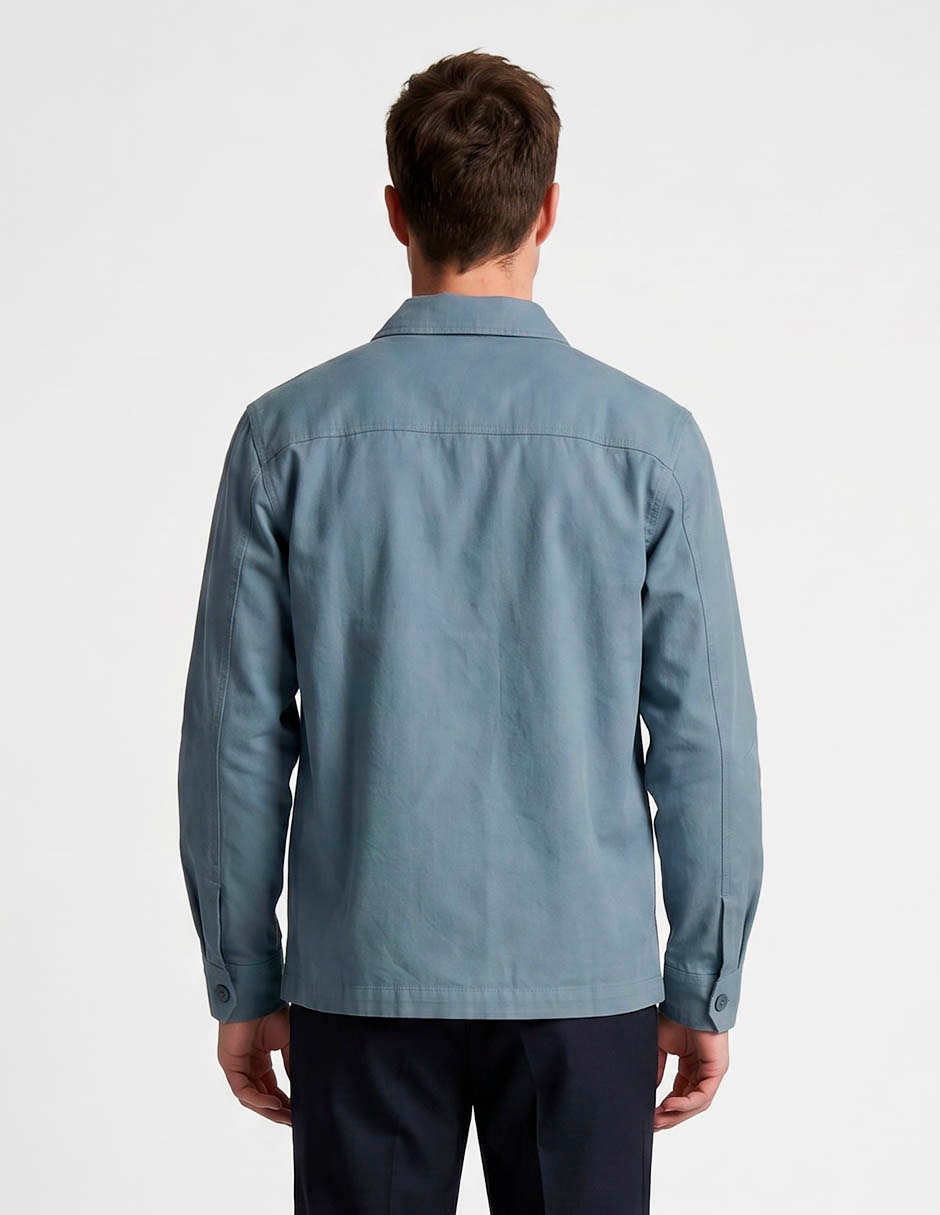 Sobrecamisa casual manga larga para hombre