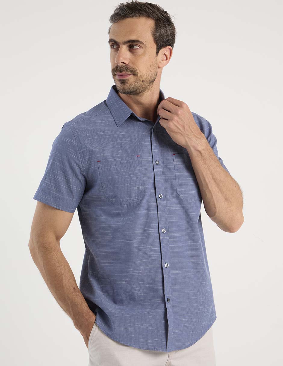 Camisa casual manga corta para hombre 2