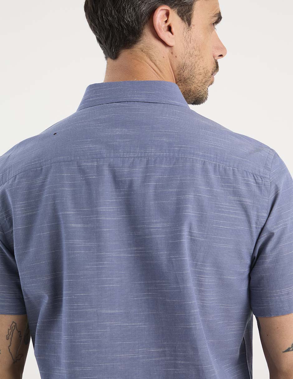 Camisa casual manga corta para hombre