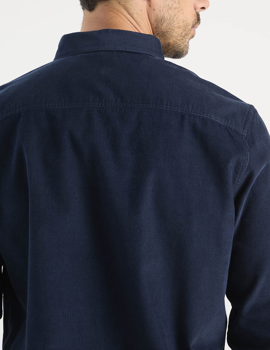 Camisa casual manga larga para hombre 2