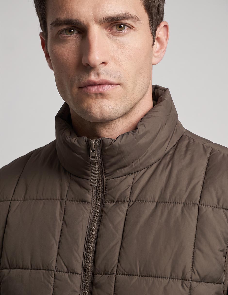 Chamarra acolchada capitonado para hombre 3