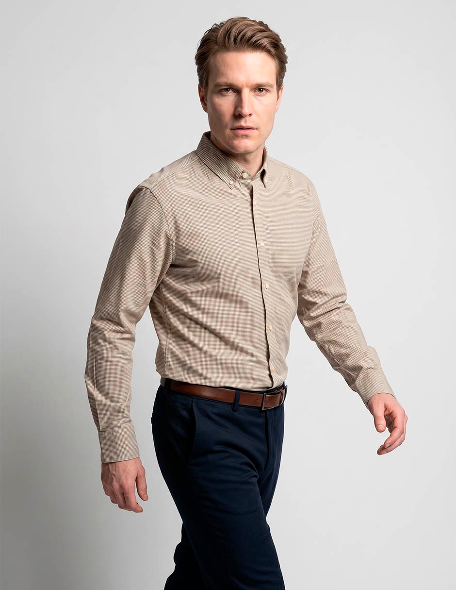 Camisa casual manga larga para hombre Camisa casual manga larga para hombre