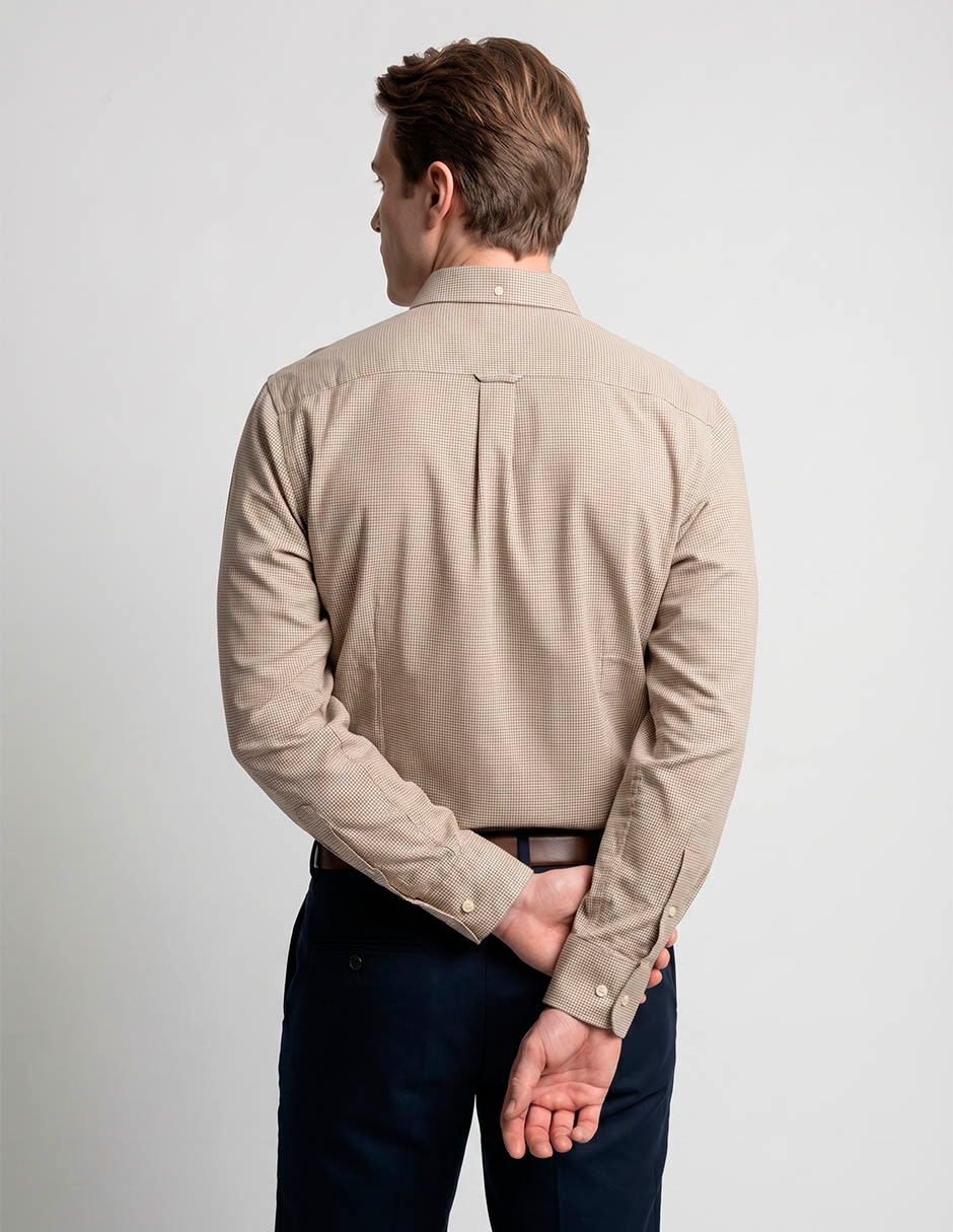 Camisa casual manga larga para hombre 3