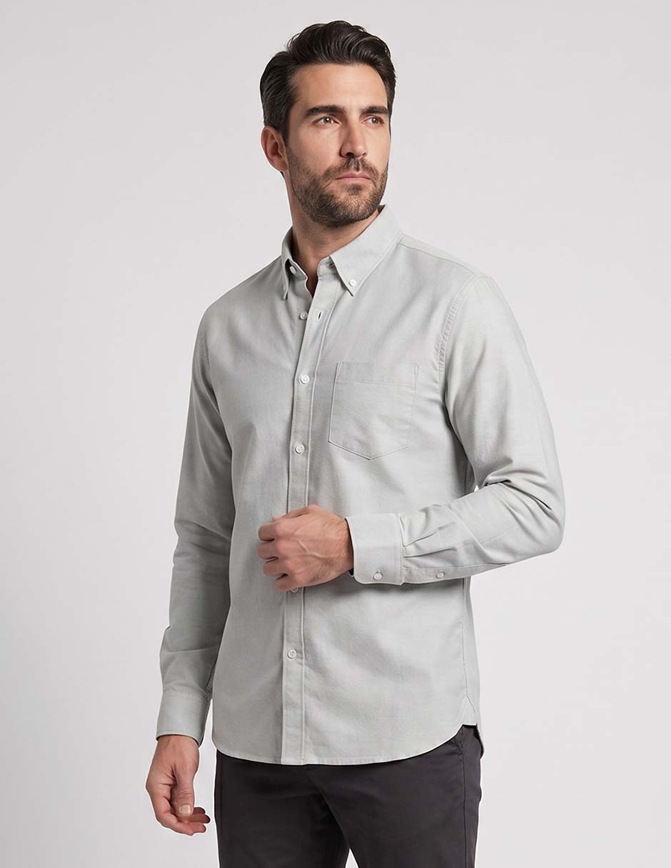 Camisa manga larga para hombre 1