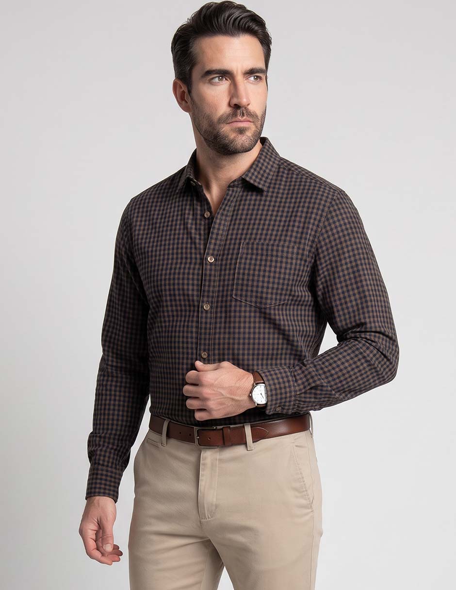 Camisa manga larga para hombre Camisa manga larga para hombre