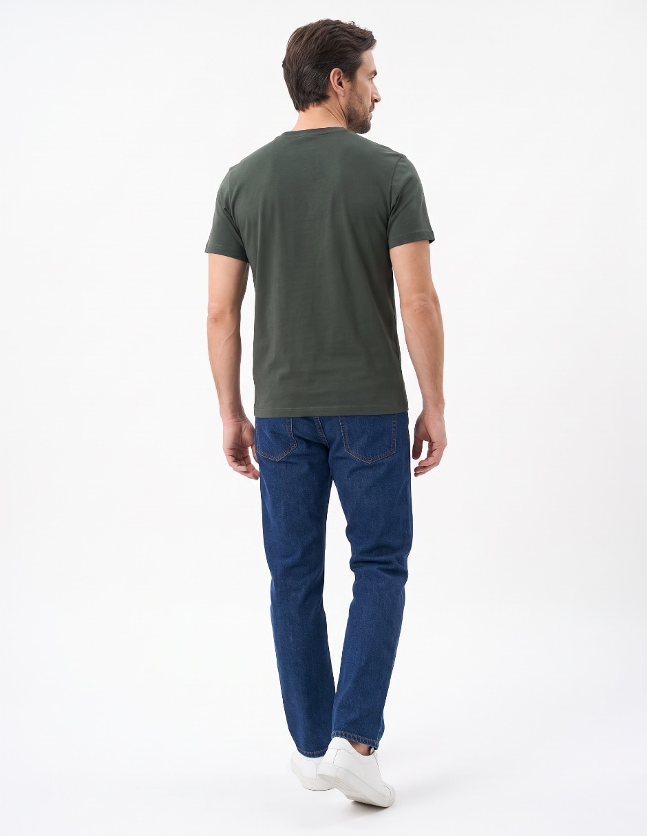 Playera cuello redondo para hombre 2