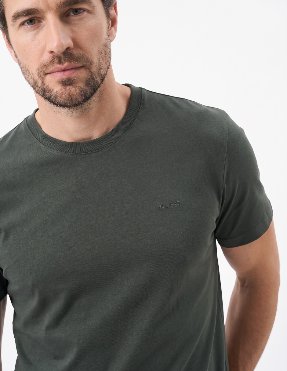 Playera cuello redondo para hombre 4