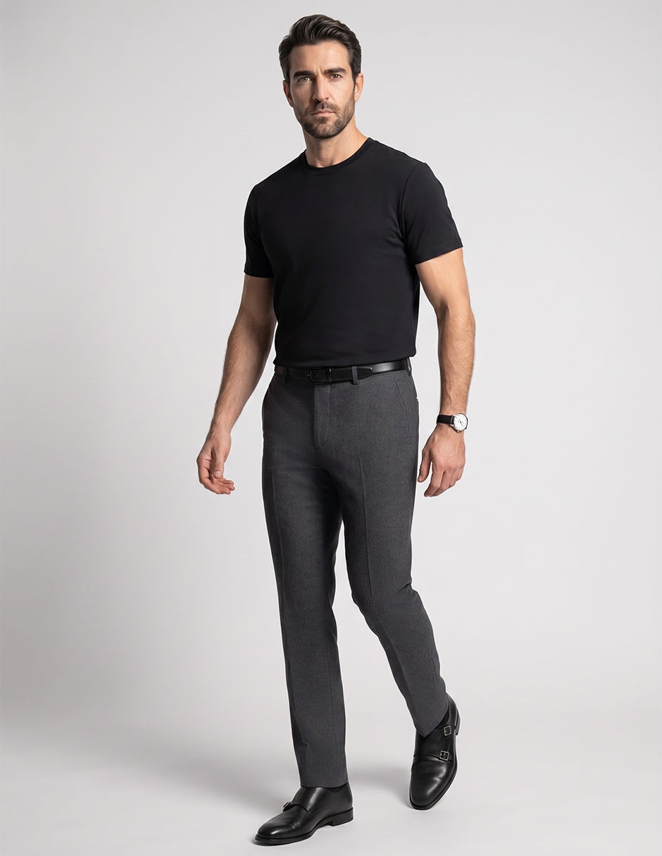 Playera cuello redondo para hombre 1