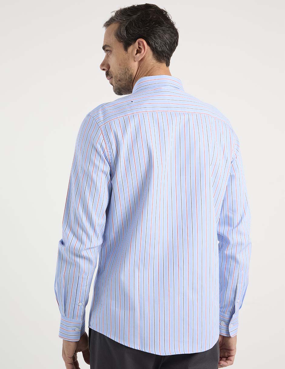 Camisa casual manga larga para hombre