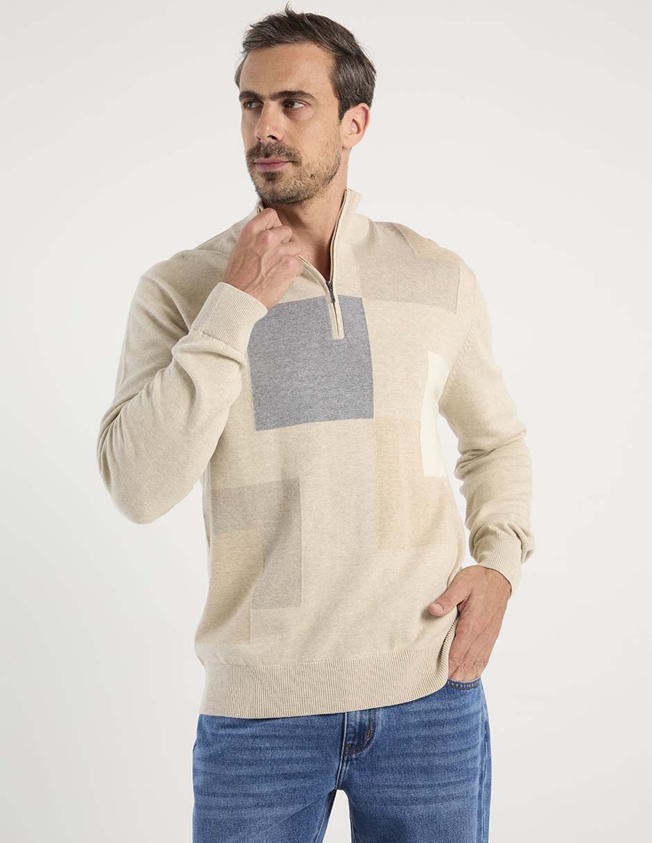 Suéter cuello alto para hombre