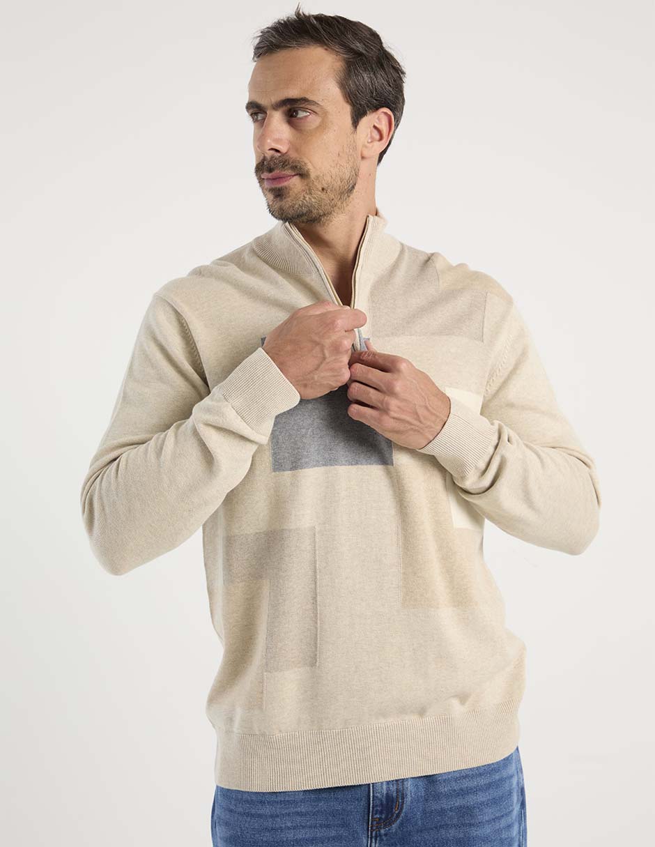 Suéter cuello alto para hombre 4