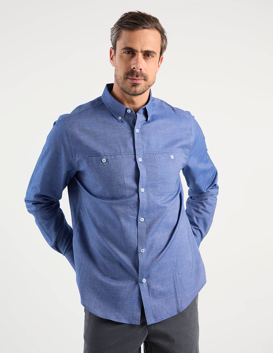 Camisa casual manga larga para hombre Camisa casual manga larga para hombre