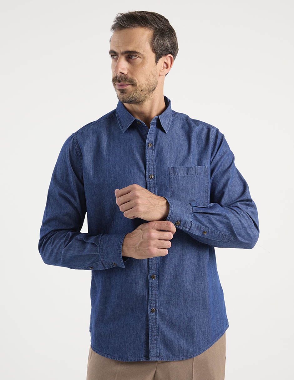 CAMISA JBEB2608-012 M/L ALGODÓN 1