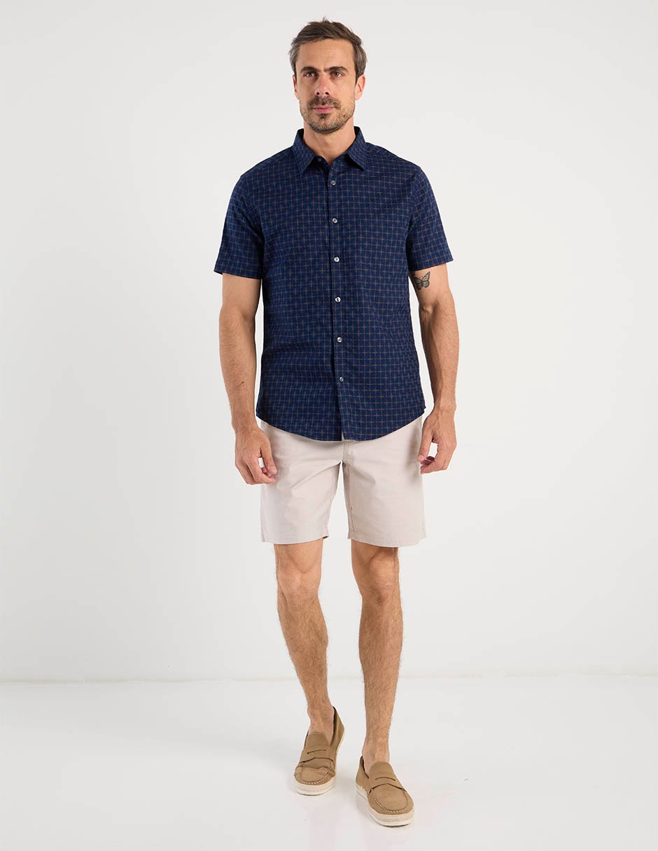 Camisa casual manga corta para hombre 3