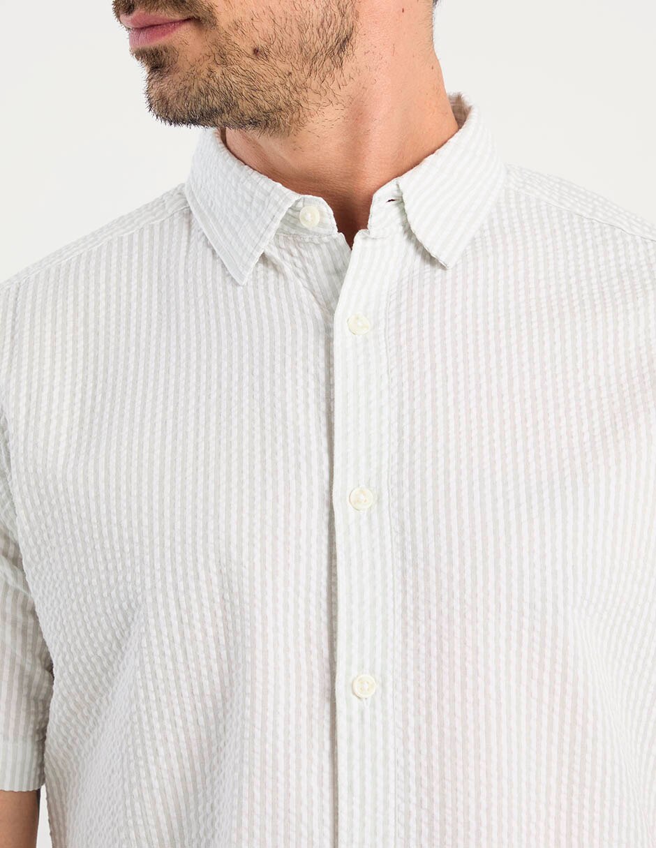 Camisa casual manga corta para hombre 3