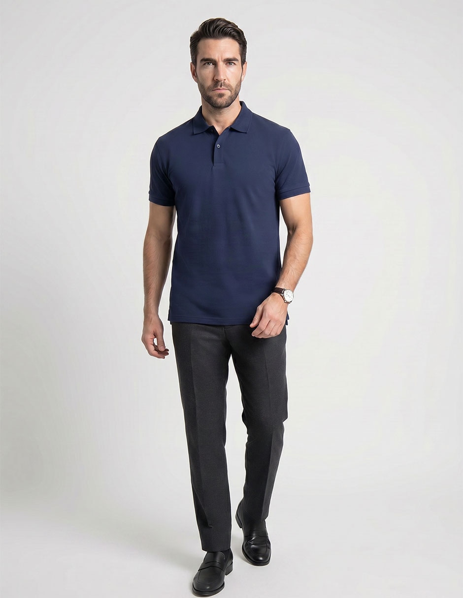Playera tipo polo Jbe para hombre