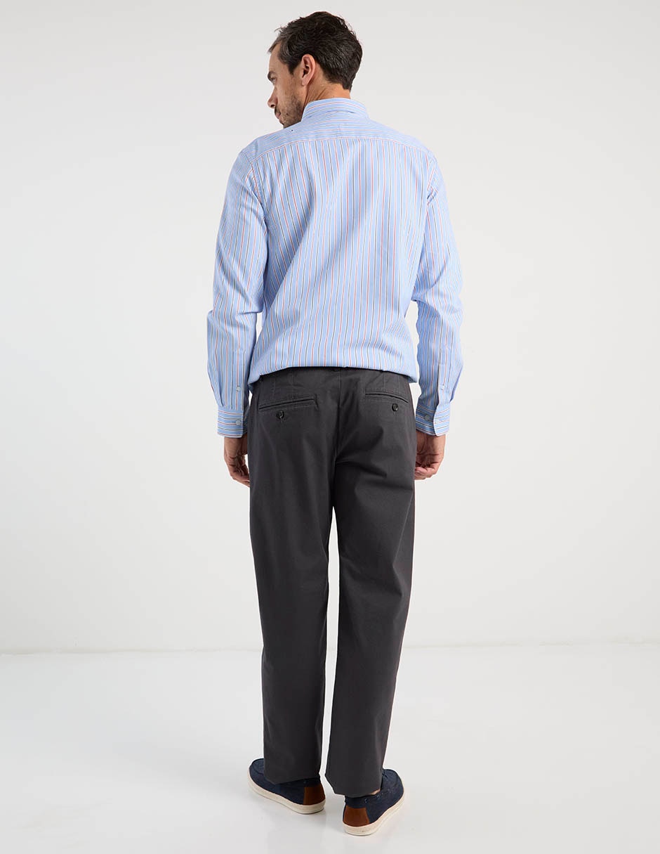 Pantalón business casual chino slim para hombre