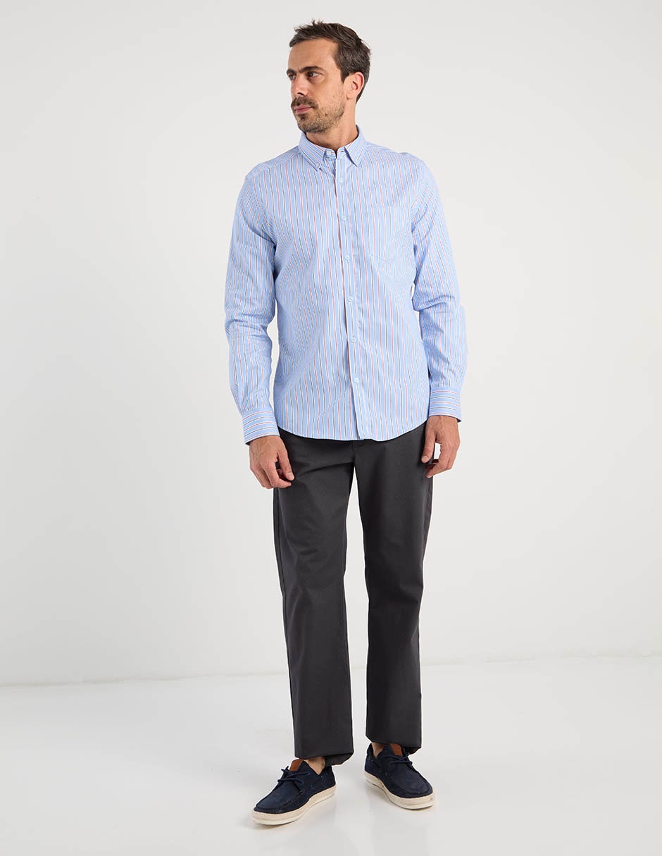 Pantalón business casual chino slim para hombre 10