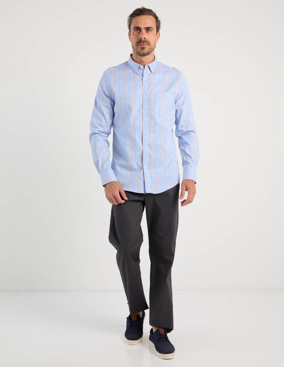Pantalón business casual chino slim para hombre 5