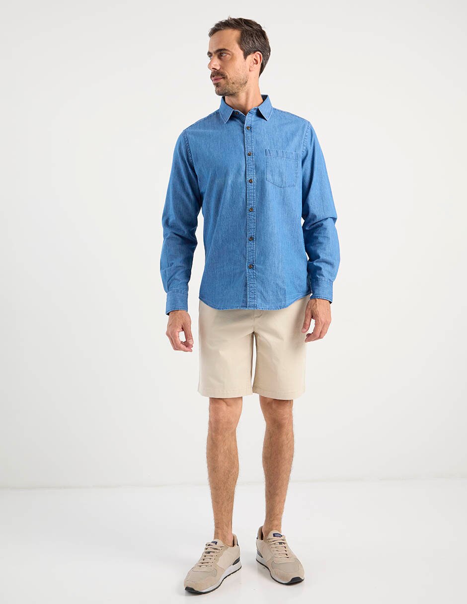Bermuda de algodón para hombre 5