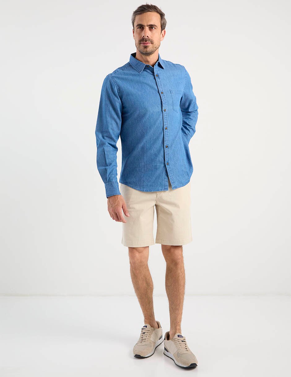Bermuda de algodón para hombre 4