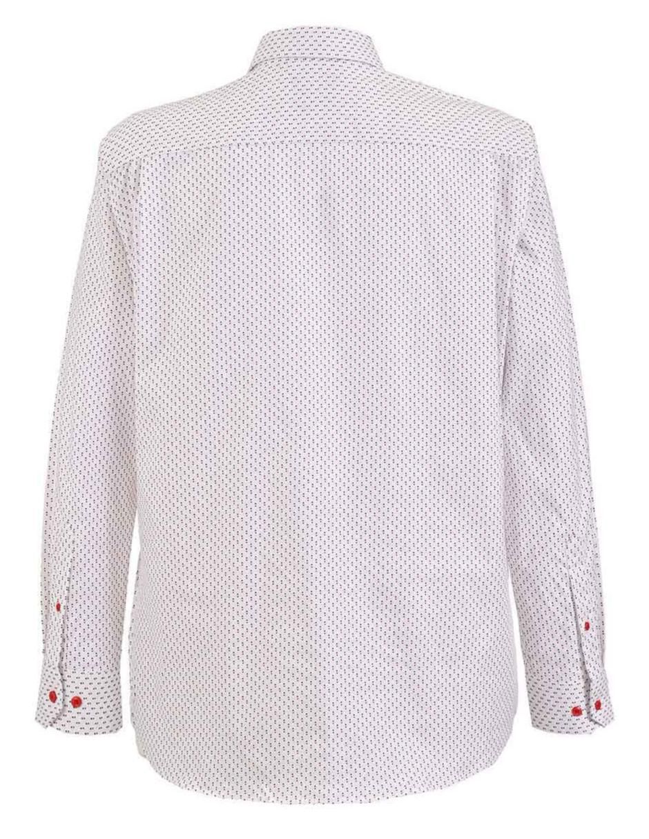 Camisa formal de algodón manga larga para hombre 5