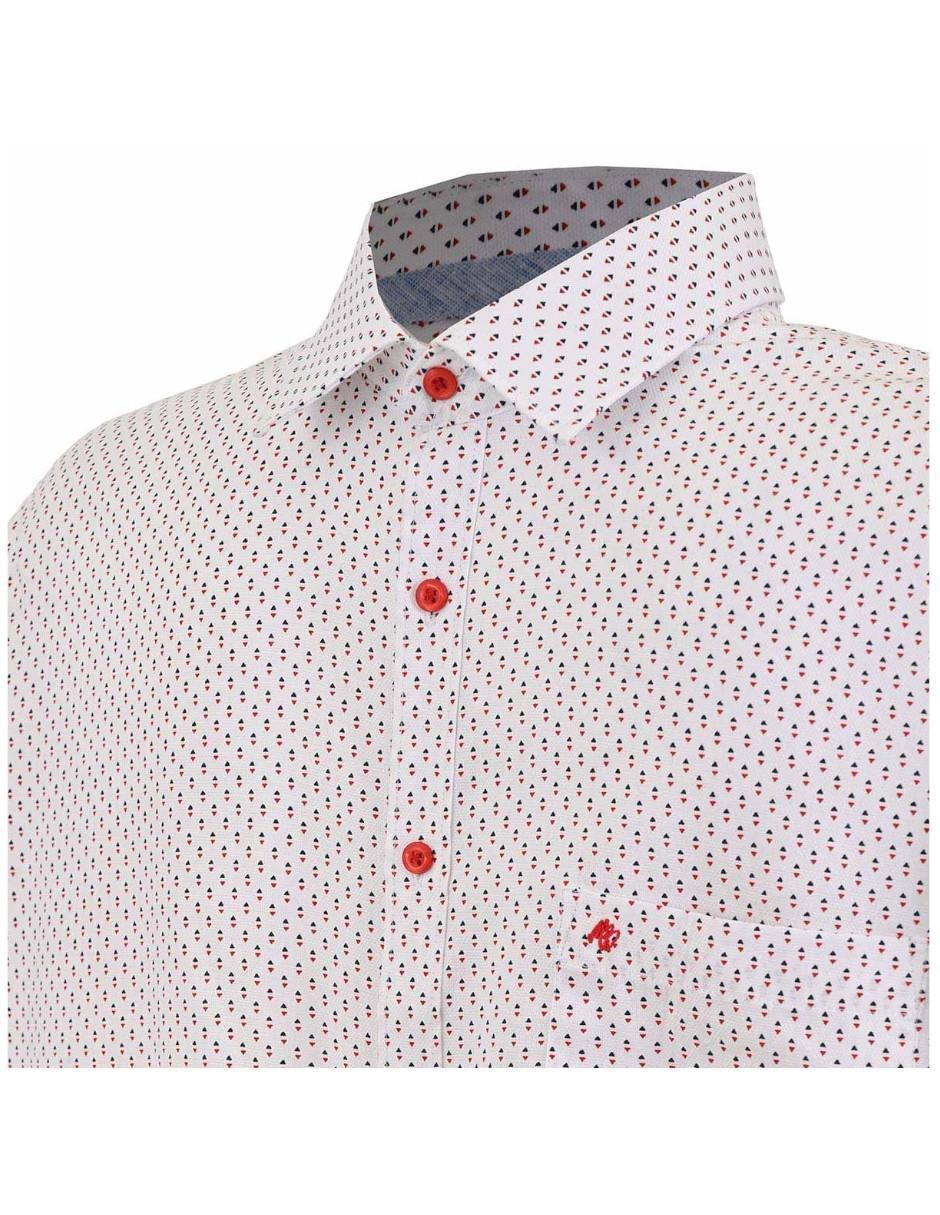 Camisa formal de algodón manga larga para hombre 4