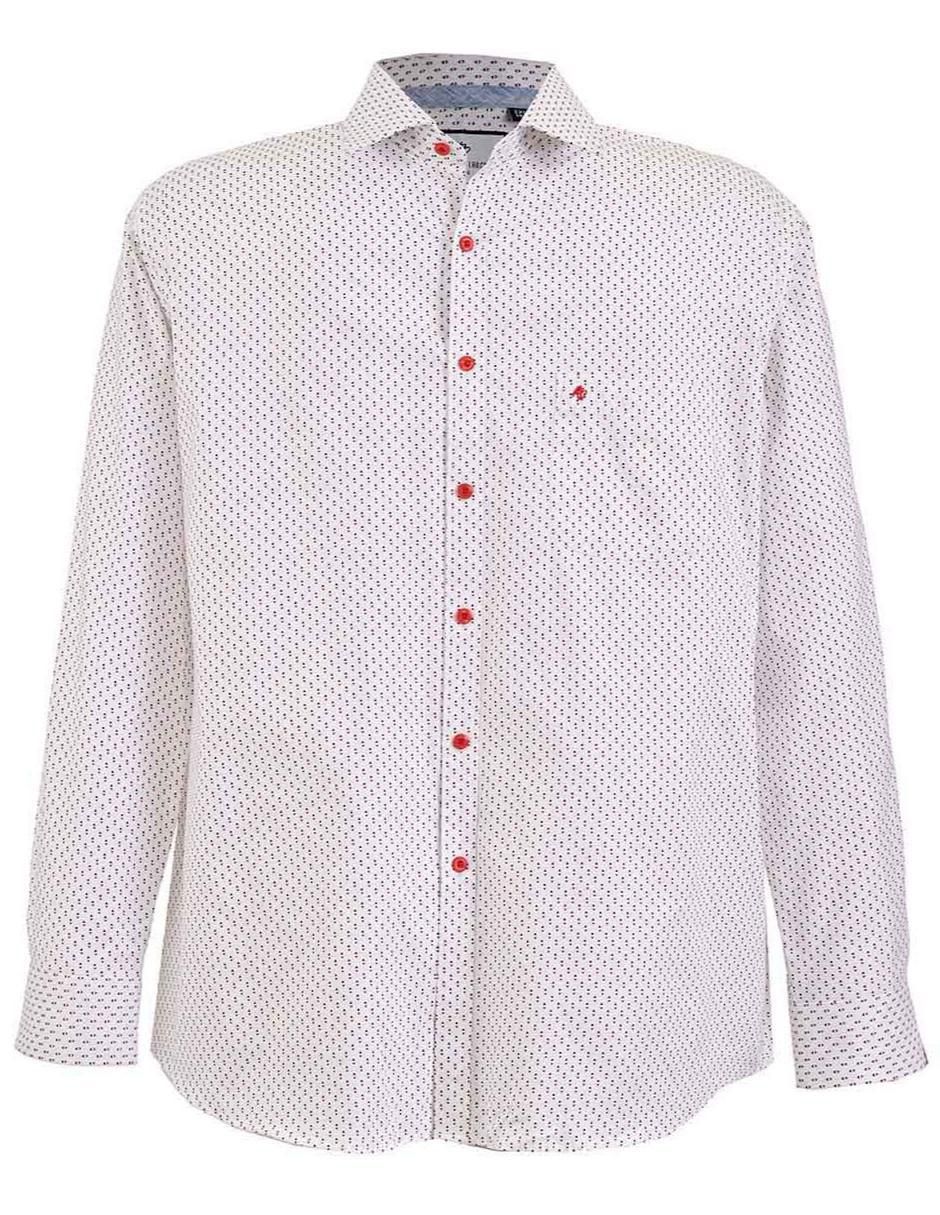 Camisa formal de algodón manga larga para hombre 6