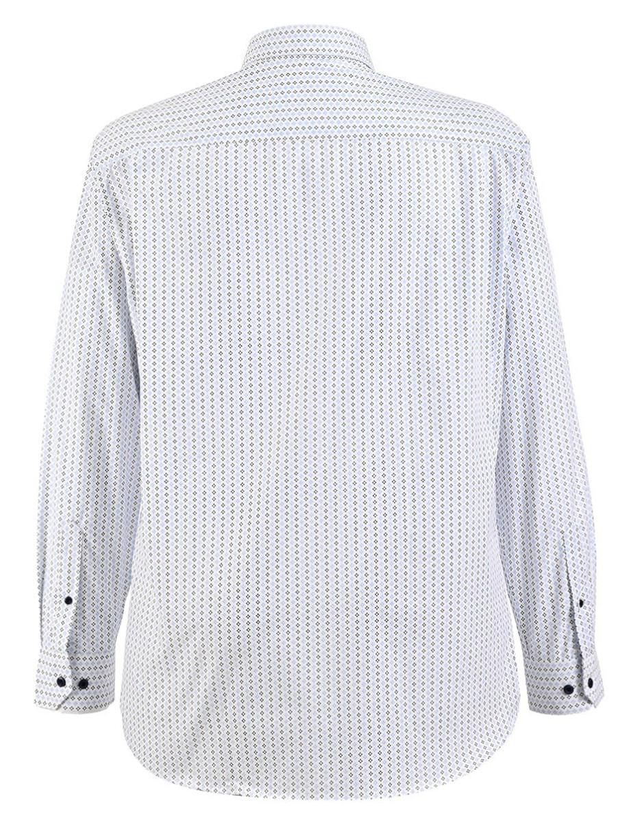 Camisa formal manga larga para hombre 5