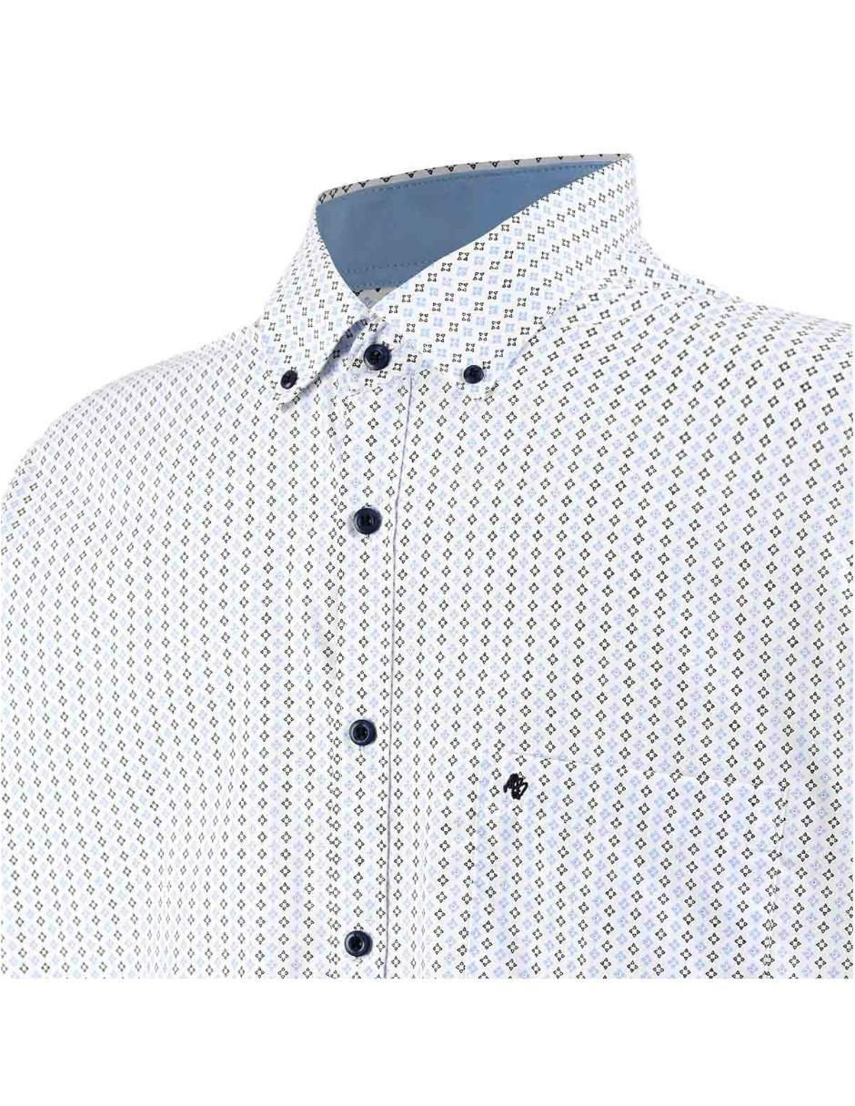 Camisa formal manga larga para hombre 4