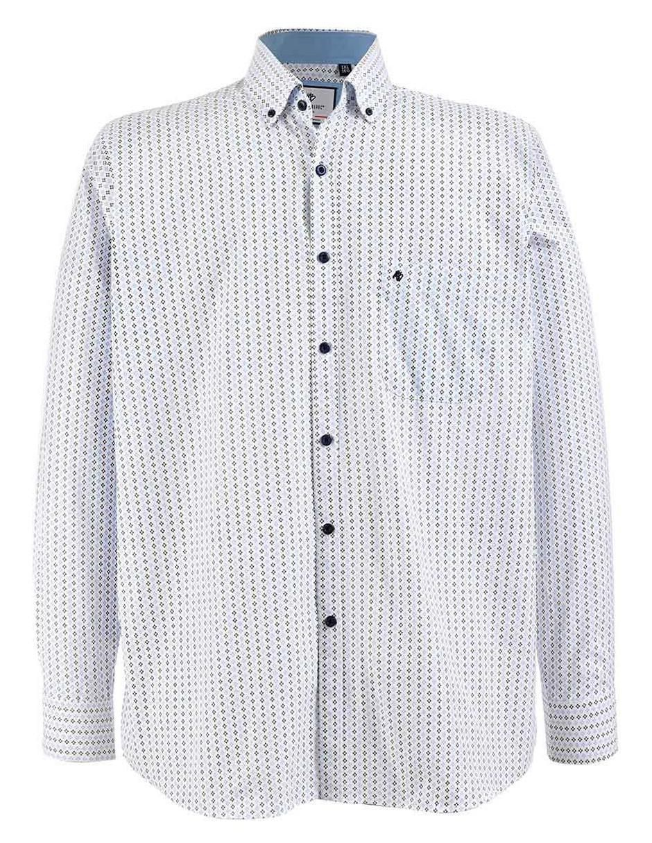 Camisa formal manga larga para hombre 6