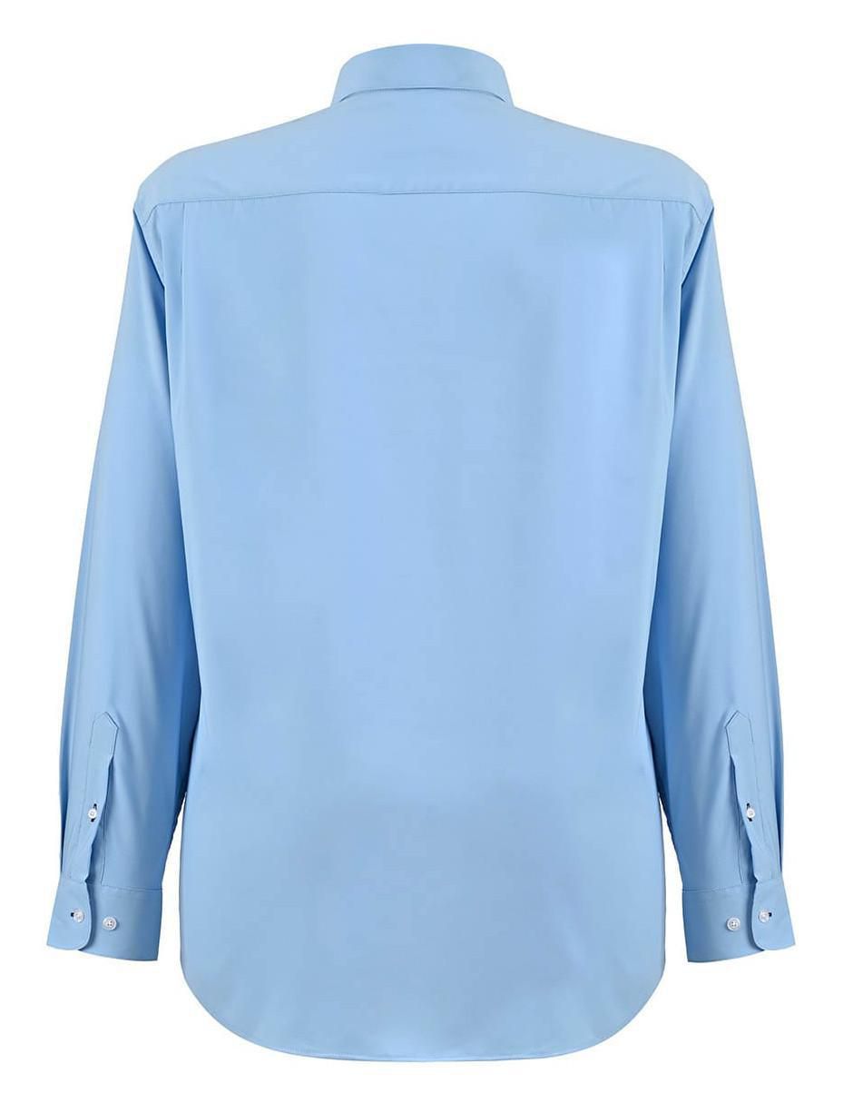 Camisa formal manga larga para hombre 5
