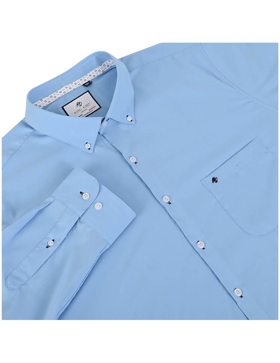 Camisa formal manga larga para hombre 3