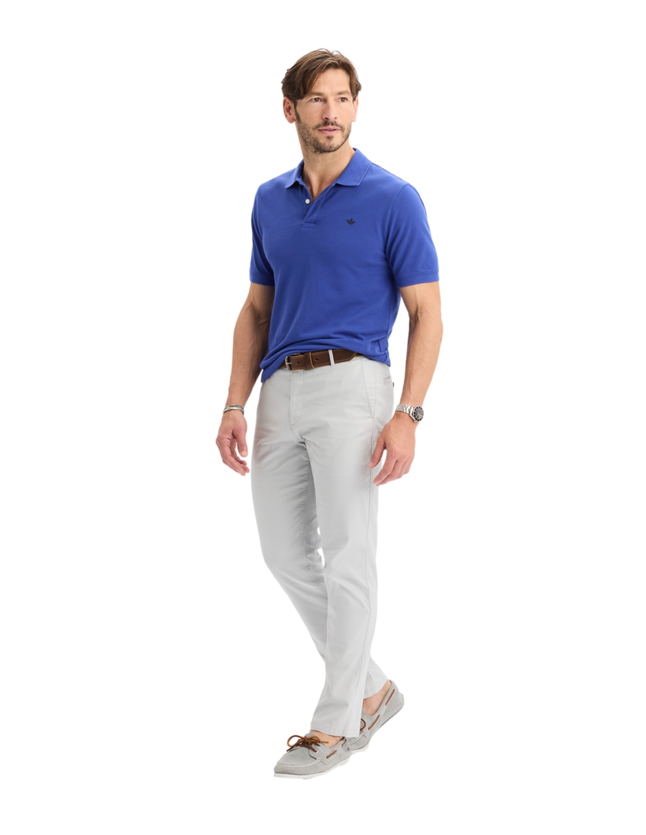 Pantalón casual chino slim de algodón para hombre Pantalón casual chino slim de algodón para hombre