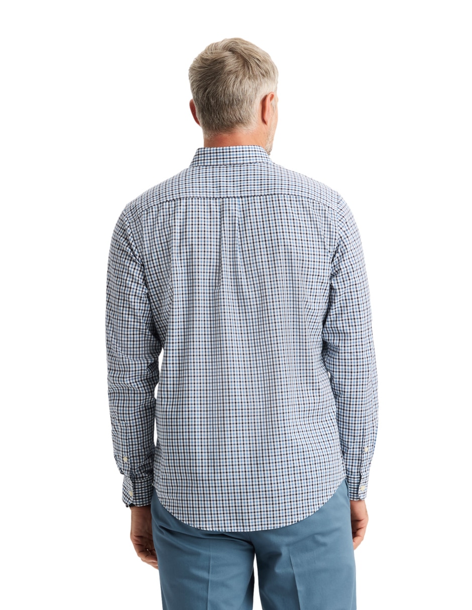 Camisa casual Dockers de algodón manga larga para hombre