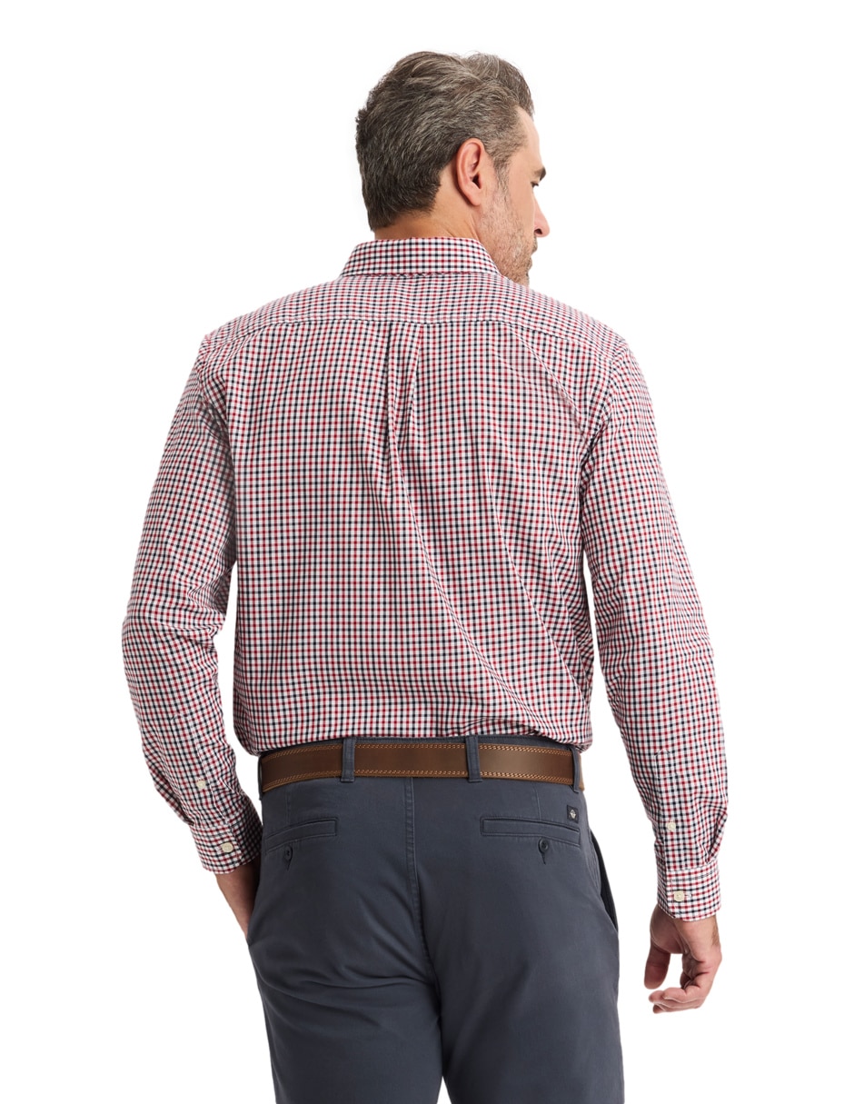 Camisa casual Dockers de algodón manga larga para hombre