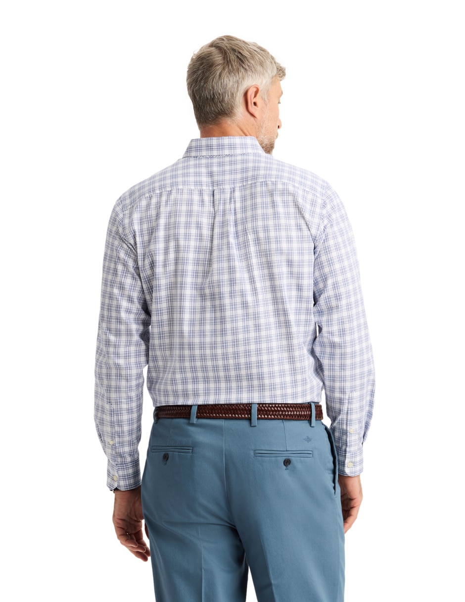Camisa casual de algodón manga larga para hombre 2