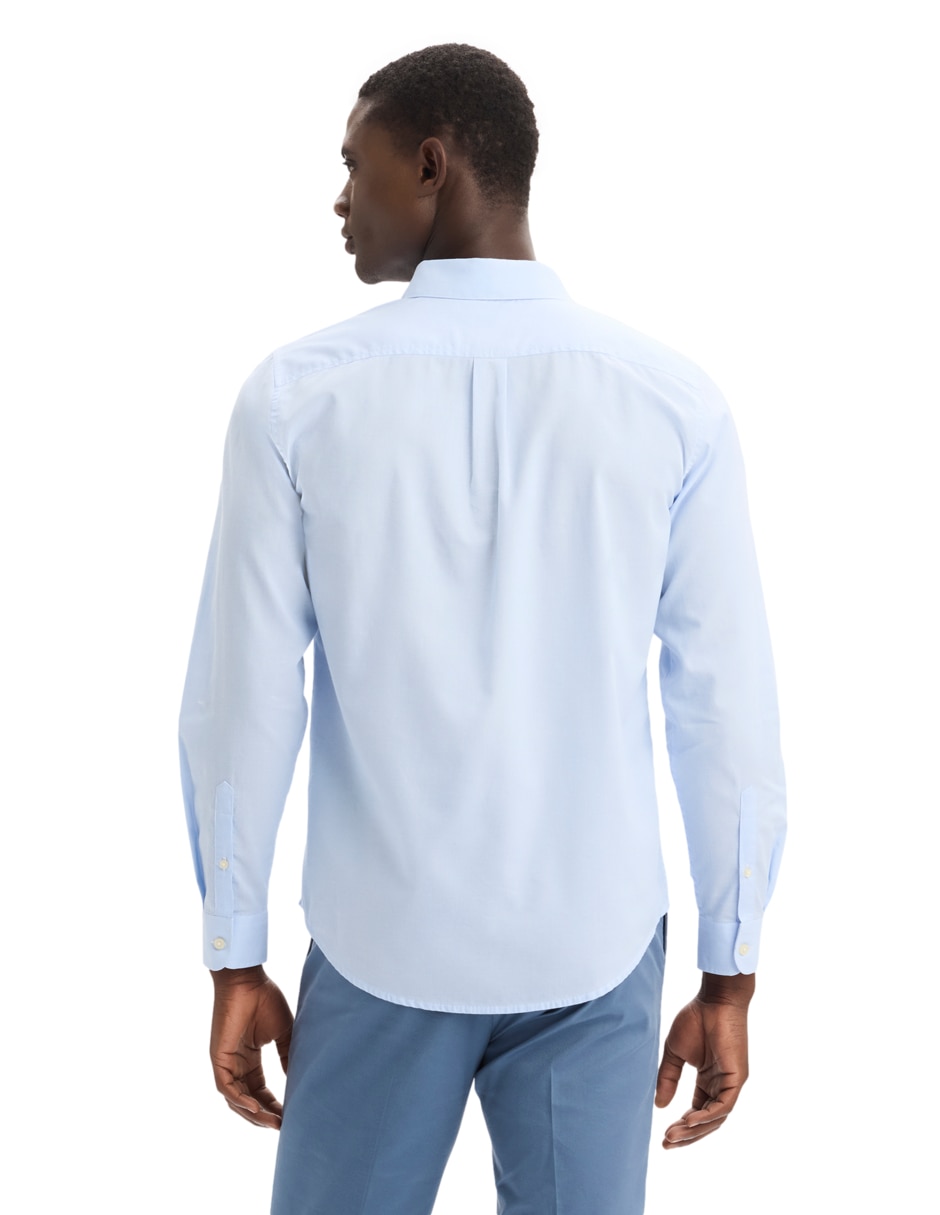 Camisa casual Dockers de algodón manga larga para hombre