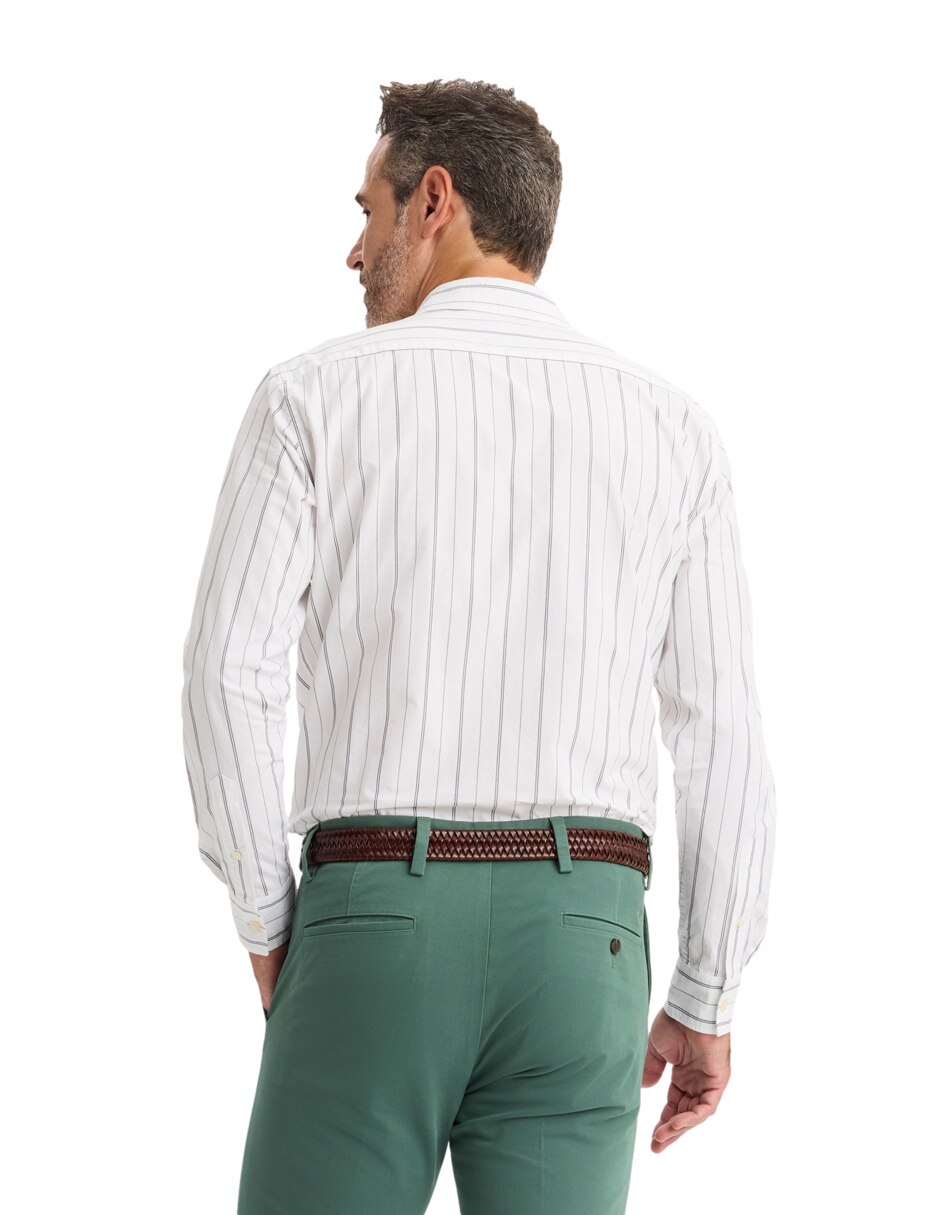 Camisa casual Dockers de algodón manga larga para hombre